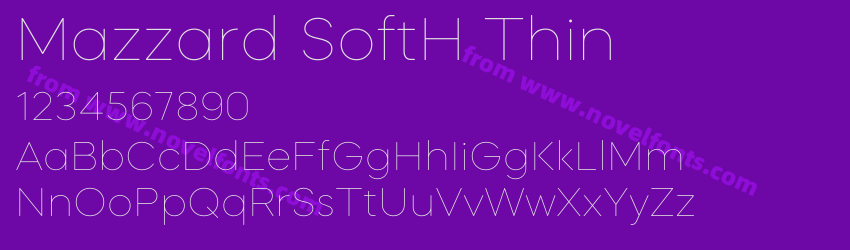 Mazzard SoftH ThinPreview Mazzard SoftH ThinPreview