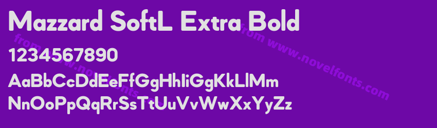 Mazzard SoftL Extra BoldPreview Mazzard SoftL Extra BoldPreview