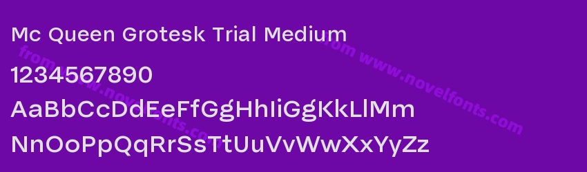 Mc Queen Grotesk Trial MediumPreview Mc Queen Grotesk Trial MediumPreview