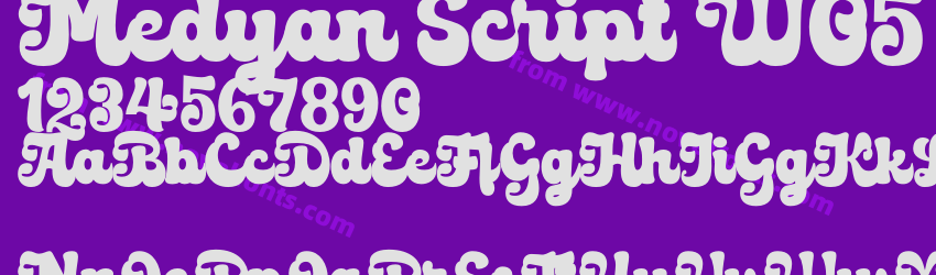 Medyan Script W05 RegularPreview Medyan Script W05 RegularPreview