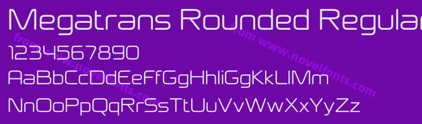 Megatrans Rounded RegularPreview Megatrans Rounded RegularPreview