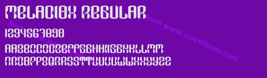 Meladiox RegularPreview Meladiox RegularPreview