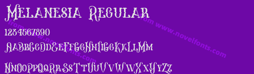 Melanesia RegularPreview Melanesia RegularPreview