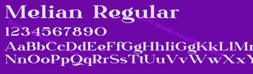 Melian RegularPreview Melian RegularPreview