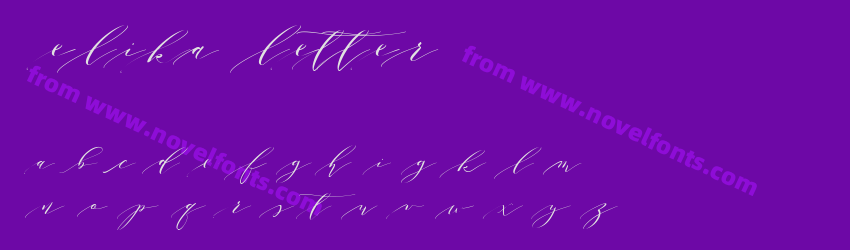Melika letter EPreview Melika letter EPreview