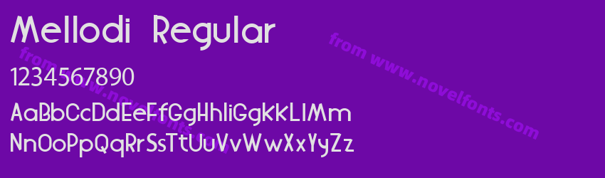 Mellodi RegularPreview Mellodi RegularPreview