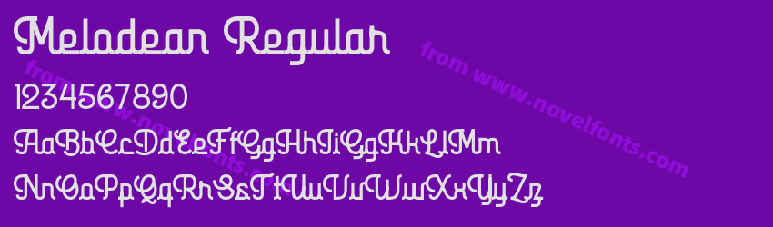 Melodean RegularPreview Melodean RegularPreview