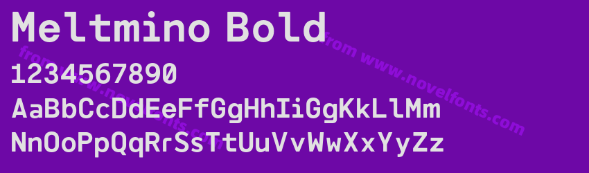 Meltmino BoldPreview Meltmino BoldPreview