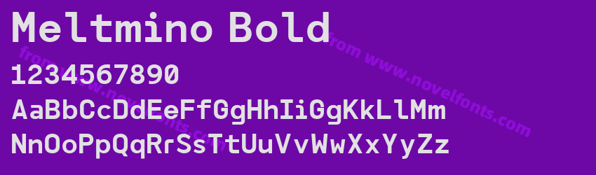 Meltmino BoldPreview Meltmino BoldPreview