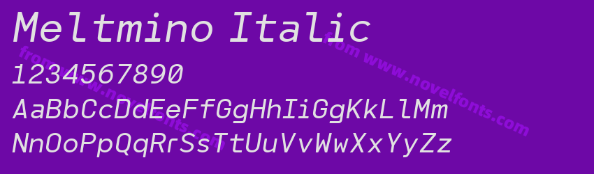 Meltmino ItalicPreview Meltmino ItalicPreview