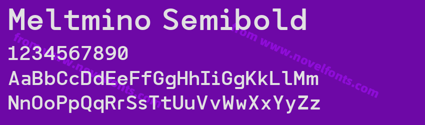 Meltmino SemiboldPreview Meltmino SemiboldPreview