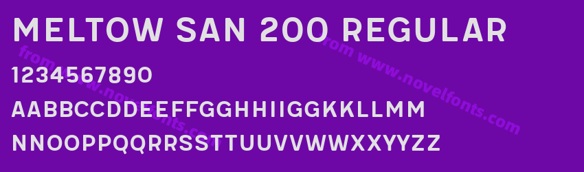Meltow San 200 RegularPreview Meltow San 200 RegularPreview