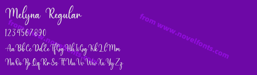 Melyna RegularPreview Melyna RegularPreview