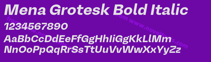 Mena Grotesk Bold ItalicPreview Mena Grotesk Bold ItalicPreview