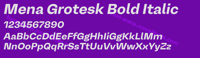 Mena Grotesk Bold ItalicPreview Mena Grotesk Bold ItalicPreview