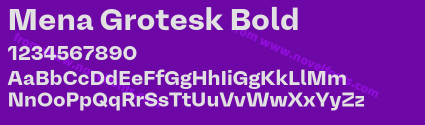 Mena Grotesk BoldPreview Mena Grotesk BoldPreview