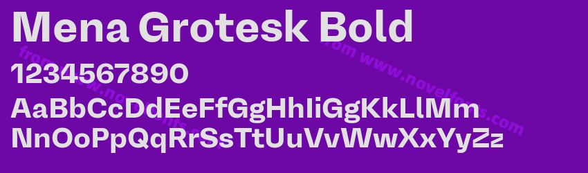 Mena Grotesk BoldPreview Mena Grotesk BoldPreview