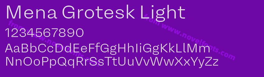 Mena Grotesk LightPreview Mena Grotesk LightPreview