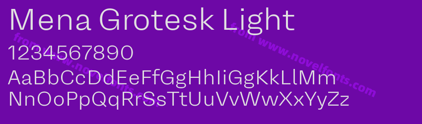 Mena Grotesk LightPreview Mena Grotesk LightPreview