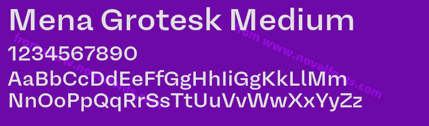 Mena Grotesk MediumPreview Mena Grotesk MediumPreview