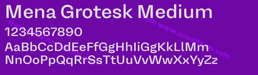 Mena Grotesk MediumPreview Mena Grotesk MediumPreview