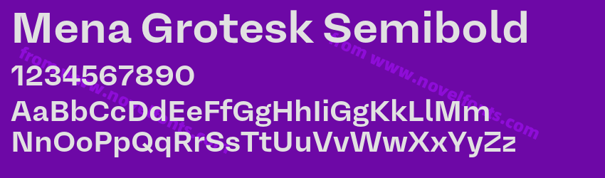 Mena Grotesk SemiboldPreview Mena Grotesk SemiboldPreview