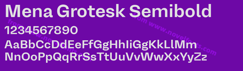 Mena Grotesk SemiboldPreview Mena Grotesk SemiboldPreview