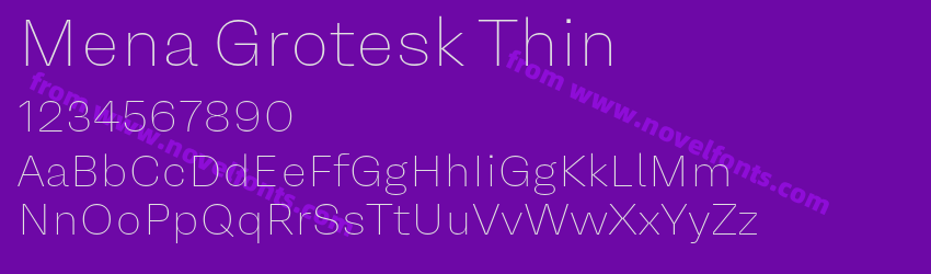 Mena Grotesk ThinPreview Mena Grotesk ThinPreview