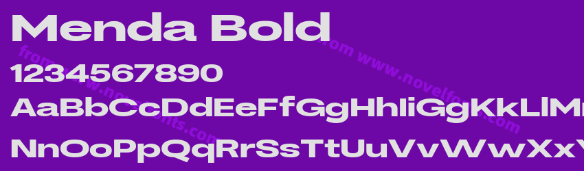 Menda BoldPreview Menda BoldPreview