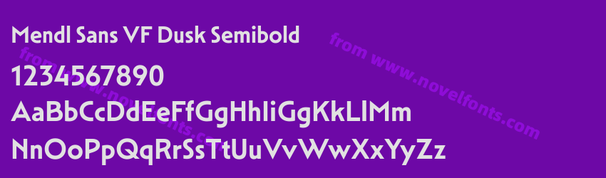 Mendl Sans VF Dusk SemiboldPreview Mendl Sans VF Dusk SemiboldPreview