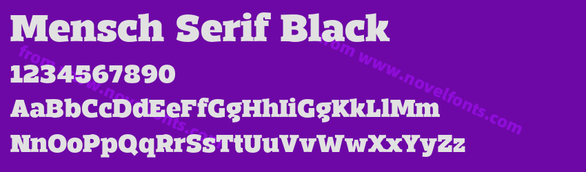 Mensch Serif BlackPreview Mensch Serif BlackPreview