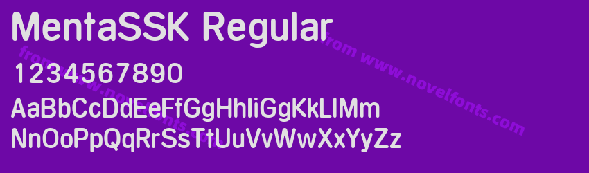 MentaSSK RegularPreview MentaSSK RegularPreview