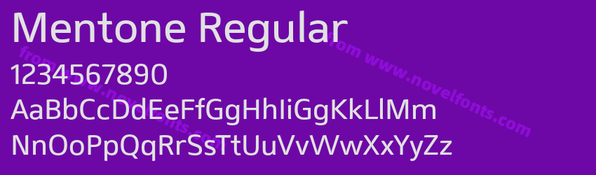 Mentone RegularPreview Mentone RegularPreview