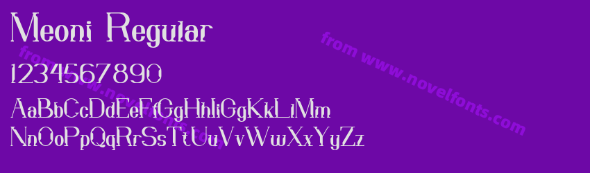 Meoni RegularPreview Meoni RegularPreview