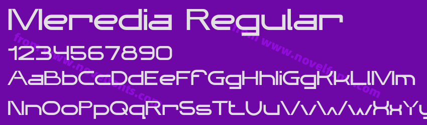 Meredia RegularPreview Meredia RegularPreview