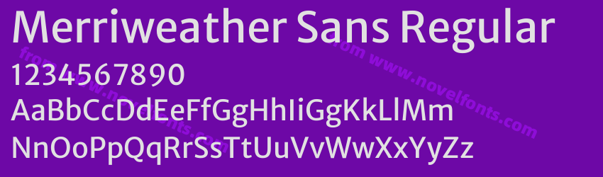 Merriweather Sans RegularPreview Merriweather Sans RegularPreview