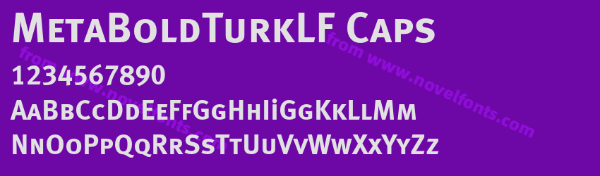 MetaBoldTurkLF CapsPreview