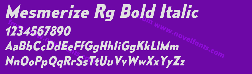 Mesmerize Rg Bold ItalicPreview Mesmerize Rg Bold ItalicPreview