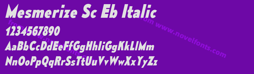 Mesmerize Sc Eb ItalicPreview Mesmerize Sc Eb ItalicPreview