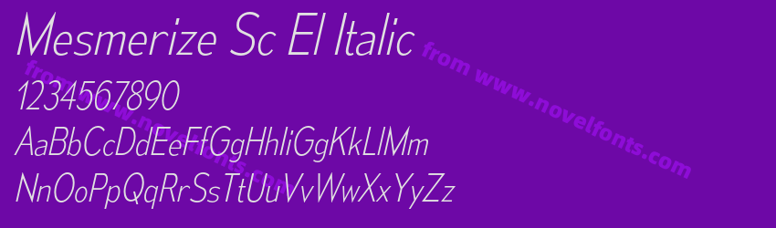 Mesmerize Sc El ItalicPreview Mesmerize Sc El ItalicPreview
