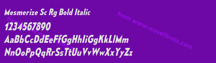 Mesmerize Sc Rg Bold ItalicPreview Mesmerize Sc Rg Bold ItalicPreview