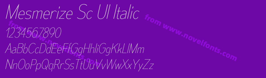Mesmerize Sc Ul ItalicPreview Mesmerize Sc Ul ItalicPreview