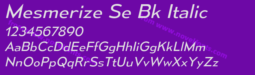 Mesmerize Se Bk ItalicPreview Mesmerize Se Bk ItalicPreview