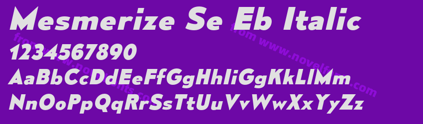 Mesmerize Se Eb ItalicPreview Mesmerize Se Eb ItalicPreview