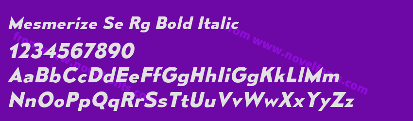 Mesmerize Se Rg Bold ItalicPreview Mesmerize Se Rg Bold ItalicPreview