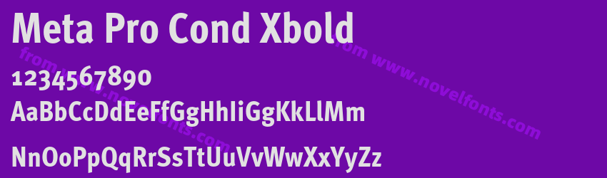 Meta Pro Cond XboldPreview Meta Pro Cond XboldPreview