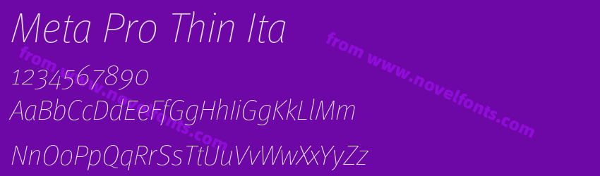 Meta Pro Thin ItaPreview Meta Pro Thin ItaPreview