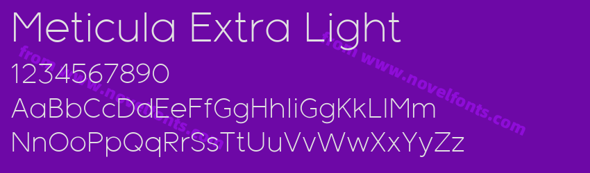 Meticula Extra LightPreview Meticula Extra LightPreview