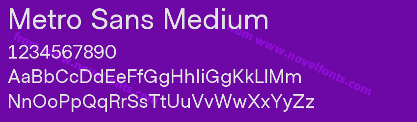 Metro Sans MediumPreview Metro Sans MediumPreview