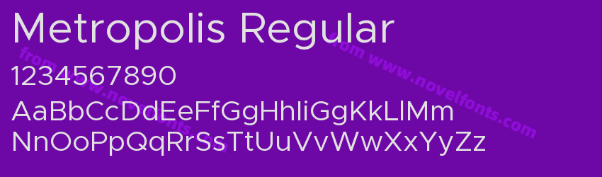 Metropolis RegularPreview Metropolis RegularPreview